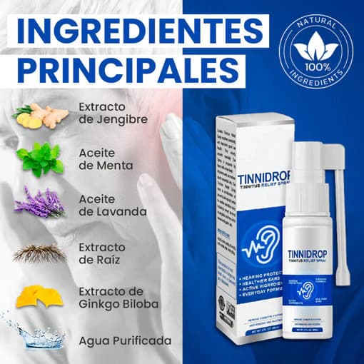 Tinnidrop® Spray Limpiador de Oídos Promo 2 x1