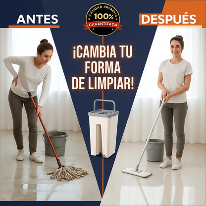 BrillaMop®️Limpieza profunda y brillante. Usalo sin ensuciarte las manos