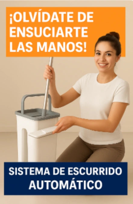 BrillaMop®️Limpieza profunda y brillante. Usalo sin ensuciarte las manos