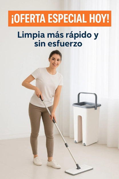 BrillaMop®️Limpieza profunda y brillante. Usalo sin ensuciarte las manos