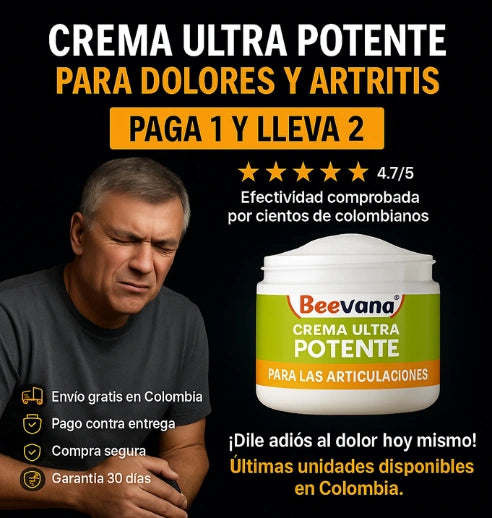 Beevana™ Crema Terapéutica Ortopédica con Veneno de Abeja (60 g)