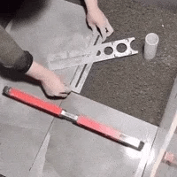 Regla Localizador Agujeros Para Baldosas-Di adiós a los cortes torcidos y al desperdicio de baldosas