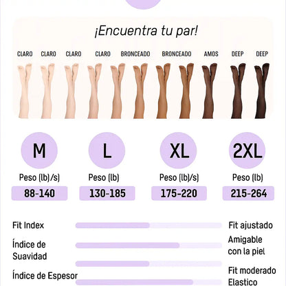 Medias Térmicas 2 en 1 🔥 ¡Moldea, abriga y recibe un regalo exclusivo! 🎁