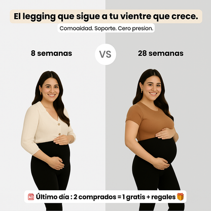 BLOOM-MAMI ®️  leggings Ultracómodos para las futuras mamás