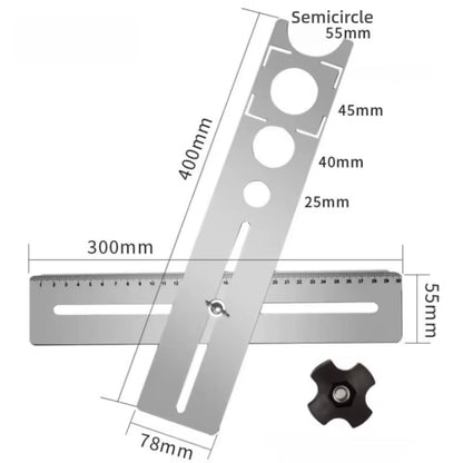 Regla Localizador Agujeros Para Baldosas-Di adiós a los cortes torcidos y al desperdicio de baldosas