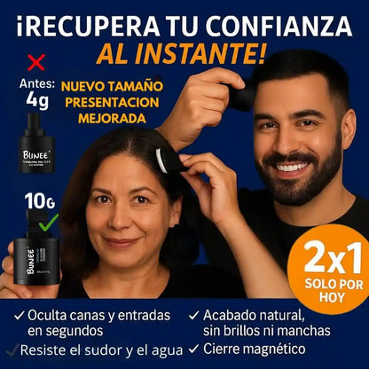 BUNEE™️ Base capilar- PROMO 2 X 1 Cubre  canas y zonas despobladas.