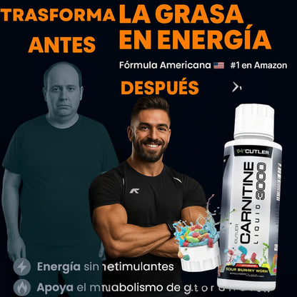 Carnitine 3000 ™ Original 🇺🇸 + ejercitador de manos+ebook🎁