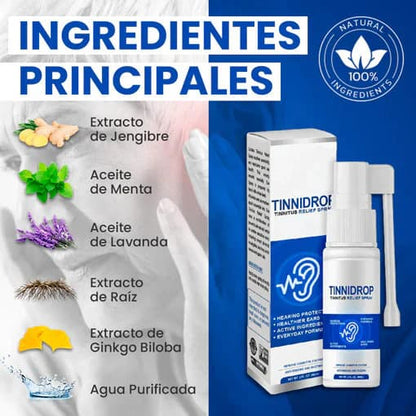 Tinnidrop® Spray Limpiador de Oídos Promo 2 x1