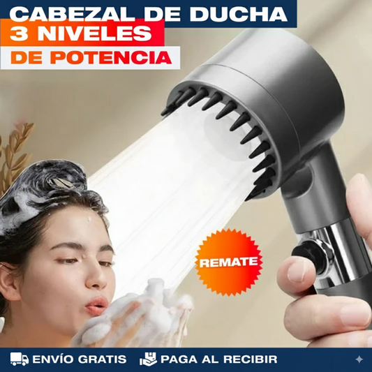 Cabezal Oasis” 3 en 1 || Transforma tu baño en un completo SPA