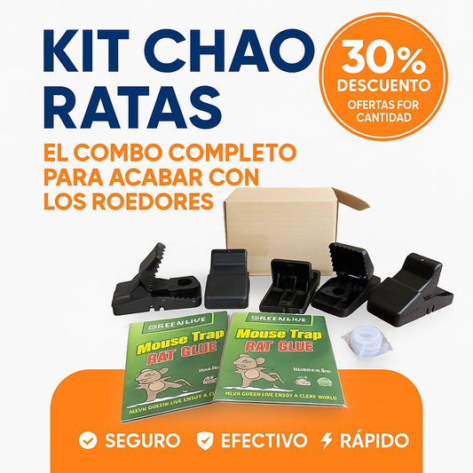 KIT CHAO RATAS™️- La solucion definitiva contra los roedores.