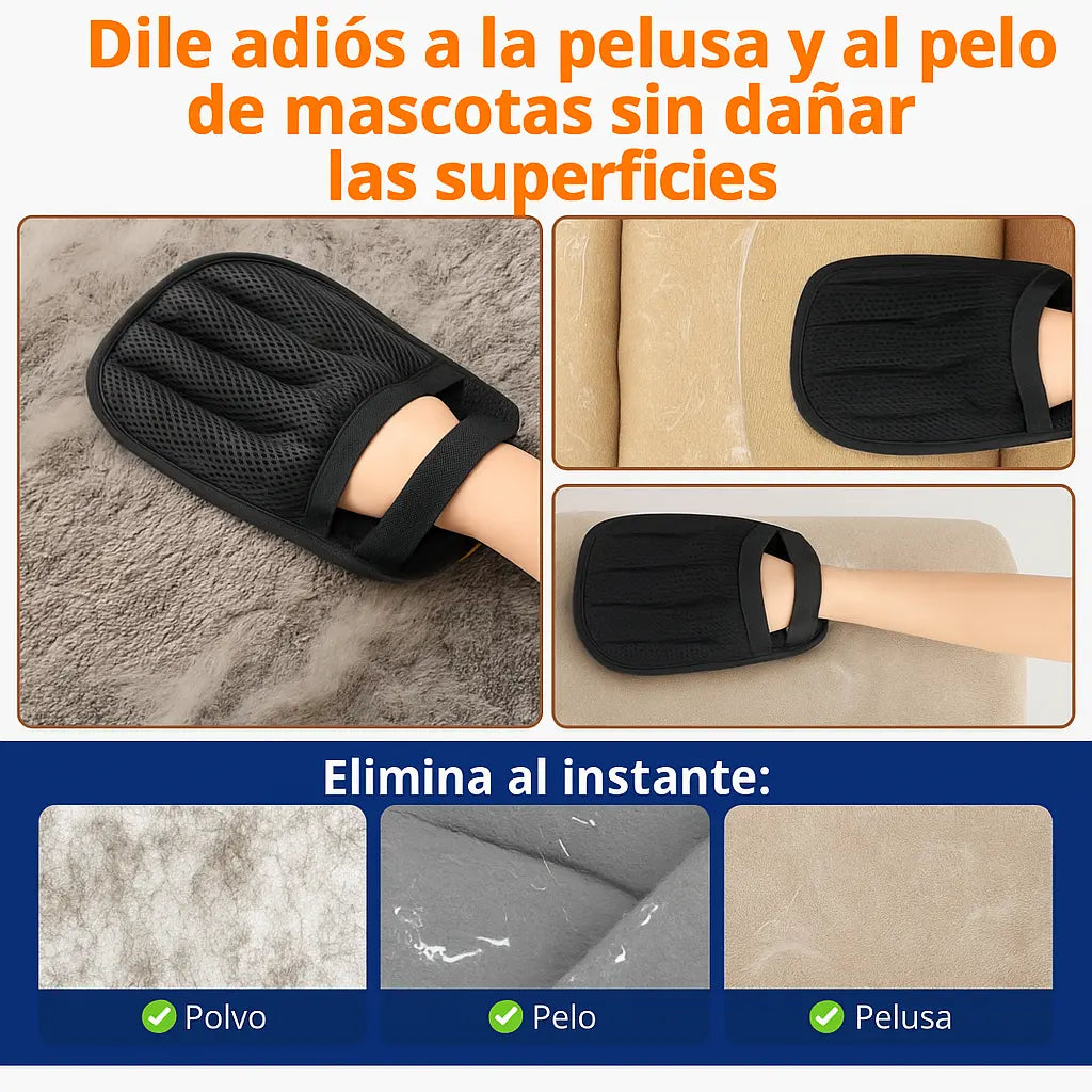 Guante Magico™️- Dile adiós a los pelos y las motas en segundos con PROMO Pague  1 y lleve 2.